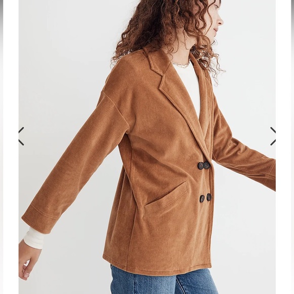 Madewell Knit Corduroy Redford Blazer Sz. Small - Picture 5 of 8